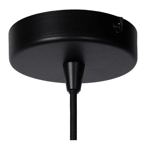 Lucide NOLAN - Hanglamp - Ø 24 cm - 1xE27 - Zwart - detail 1